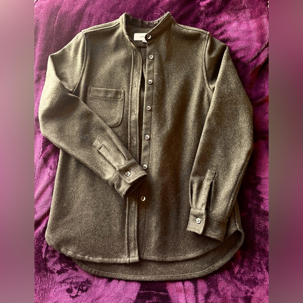 ANIAN - The Modern Melton Wool Shirt